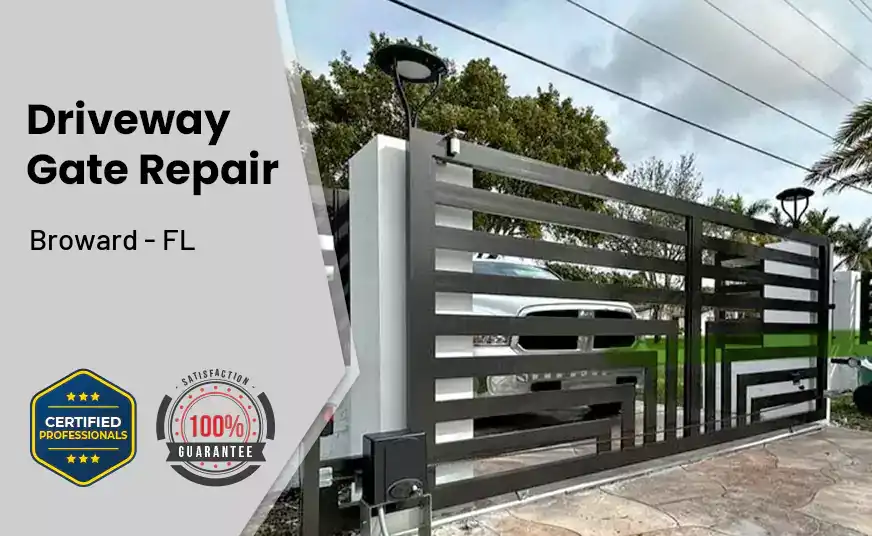 Driveway Gate Repair Broward - FL