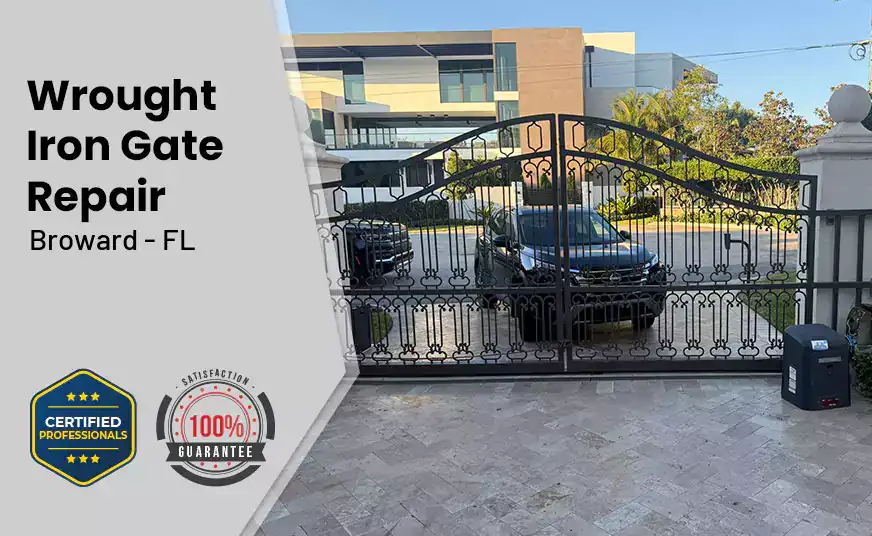 Wrought Iron Gate Repair Broward - FL
