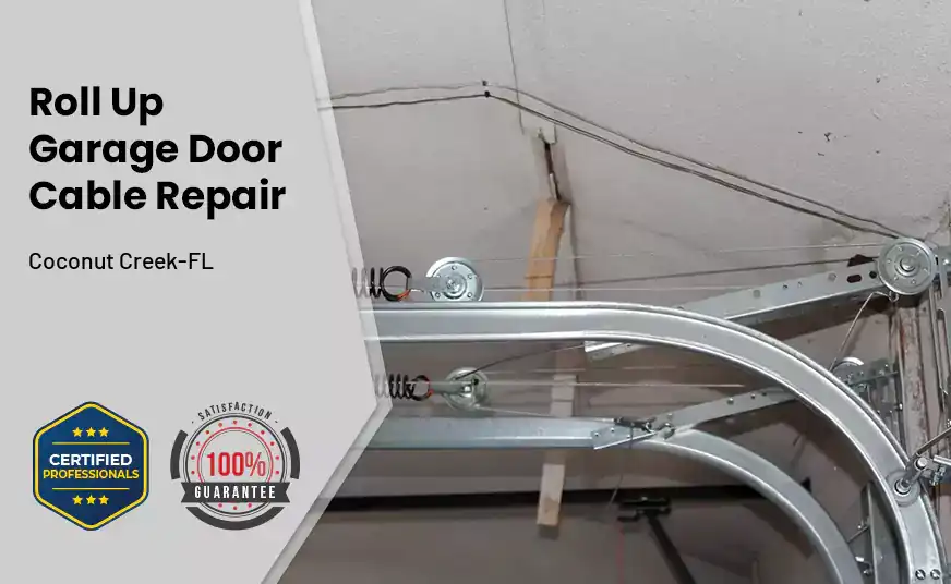 Roll Up Garage Door Cable Repair Coconut Creek-FL