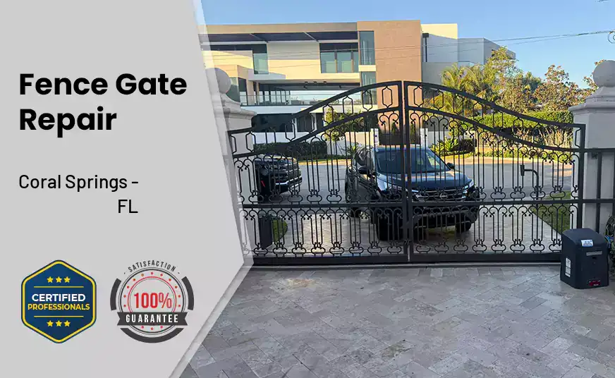 Fence Gate Repair Coral Springs - FL