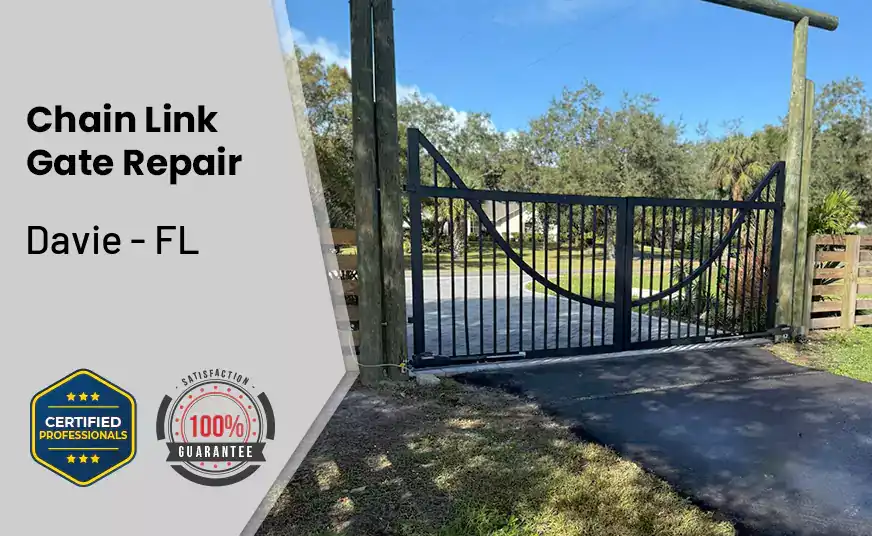 Chain Link Gate Repair Davie - FL
