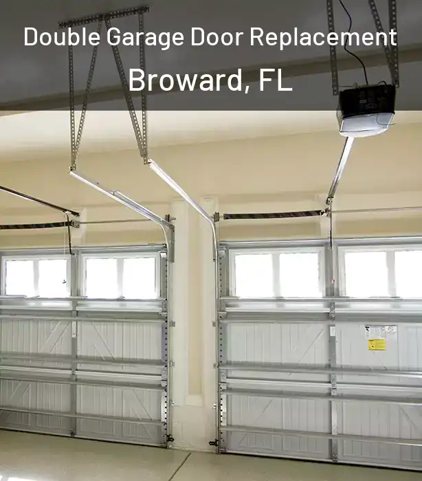 Double Garage Door Replacement Broward, FL