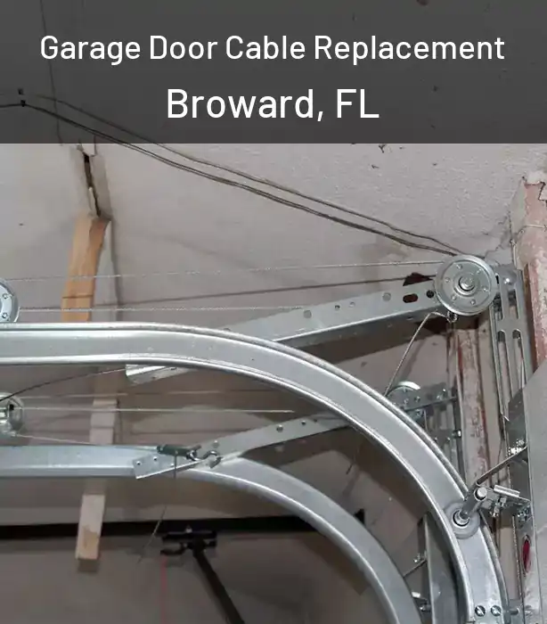 Garage Door Cable Replacement Broward, FL