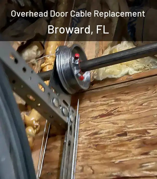 Overhead Door Cable Replacement Broward, FL