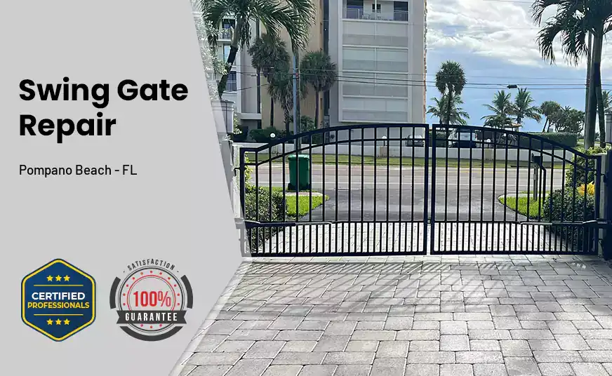 Swing Gate Repair Pompano Beach - FL 