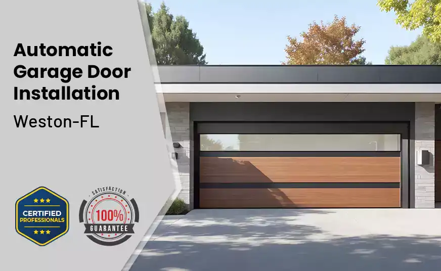 Automatic Garage Door Installation  Weston-FL
