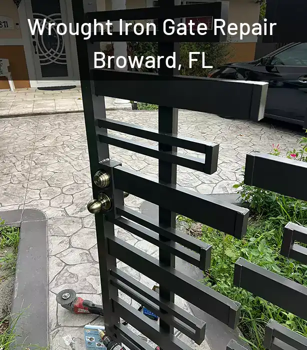 Wrought Iron Gate Repair Broward, FL
