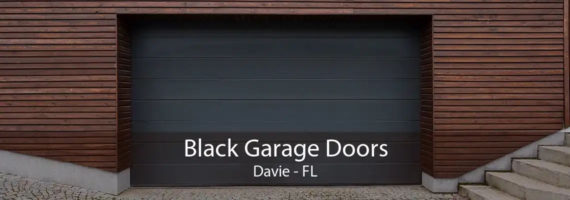 Black Garage Doors Davie - FL