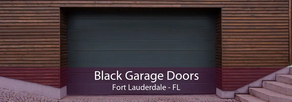 Black Garage Doors Fort Lauderdale - FL