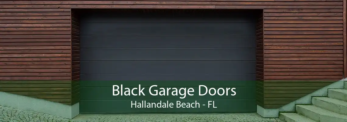 Black Garage Doors Hallandale Beach - FL