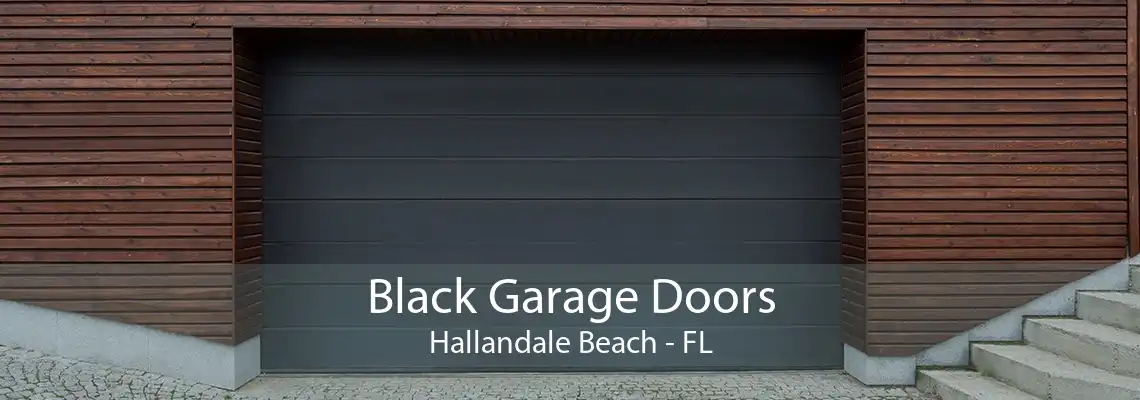 Black Garage Doors Hallandale Beach - FL