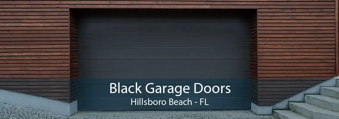 Black Garage Doors Hillsboro Beach - FL