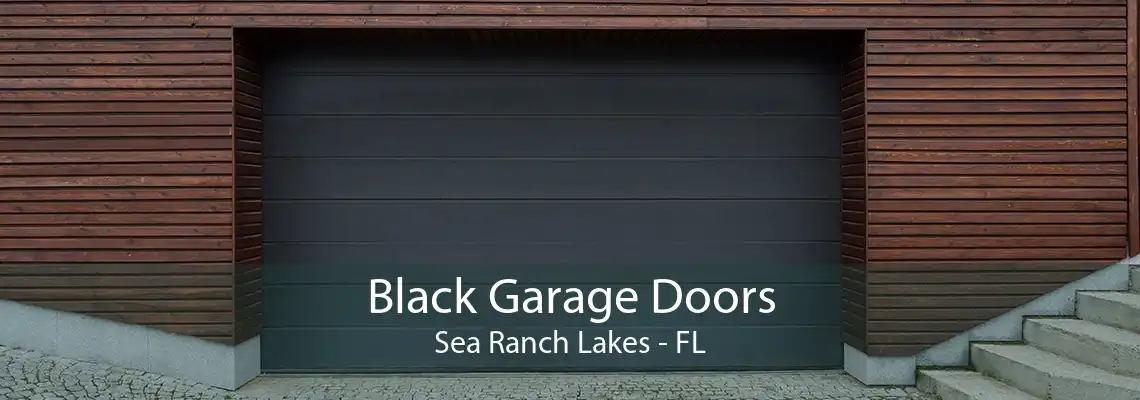 Black Garage Doors Sea Ranch Lakes - FL