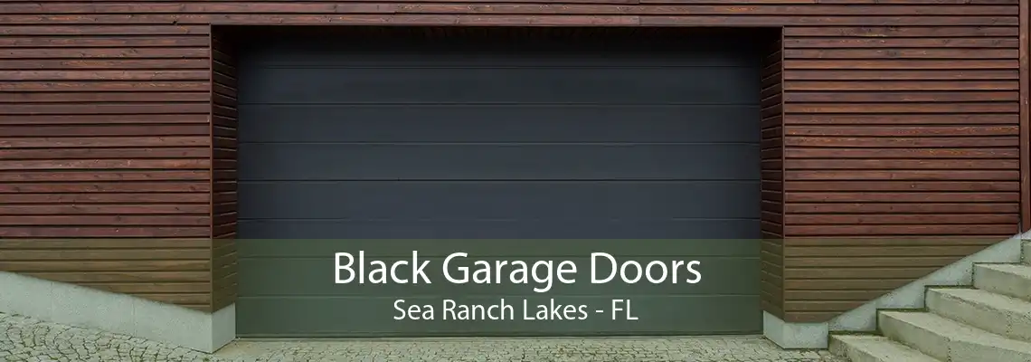 Black Garage Doors Sea Ranch Lakes - FL