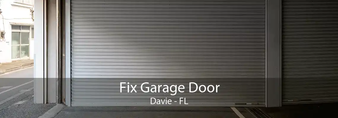 Fix Garage Door Davie - FL