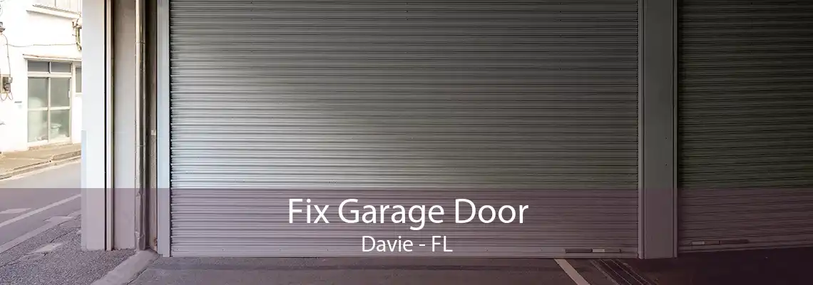 Fix Garage Door Davie - FL