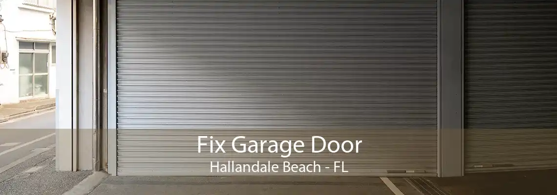 Fix Garage Door Hallandale Beach - FL