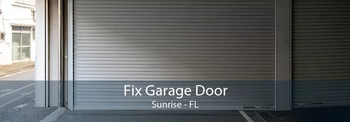 Fix Garage Door Sunrise - FL