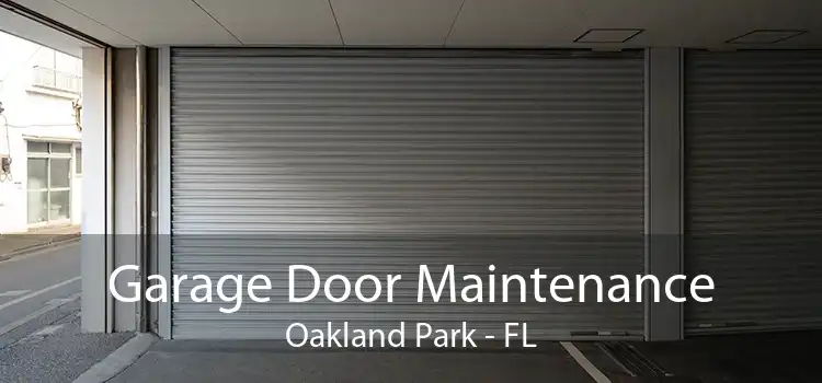 Garage Door Maintenance Oakland Park - FL