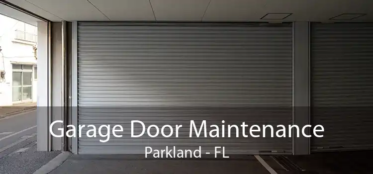 Garage Door Maintenance Parkland - FL