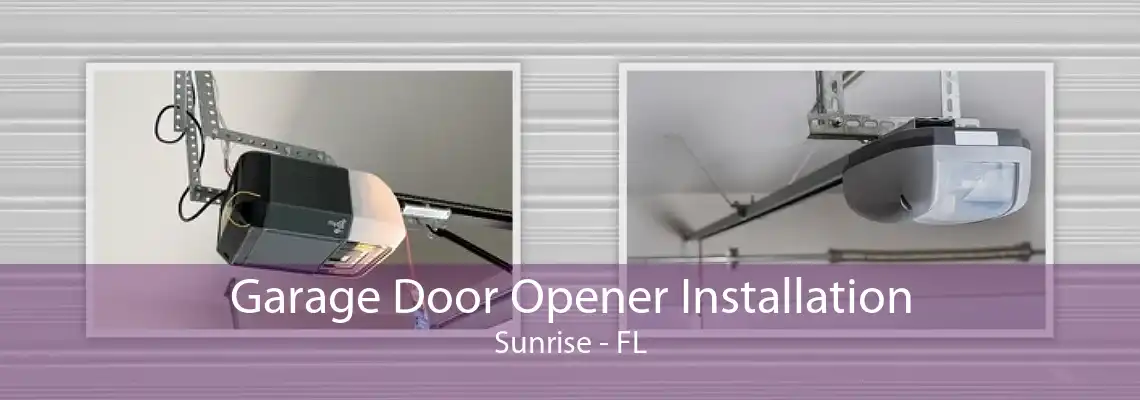 Garage Door Opener Installation Sunrise - FL