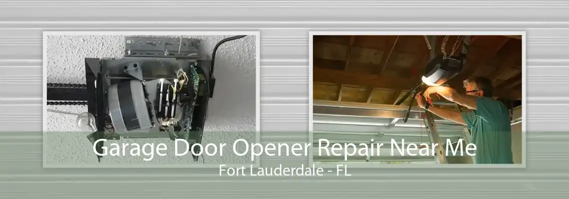 Garage Door Opener Repair Near Me Fort Lauderdale - FL