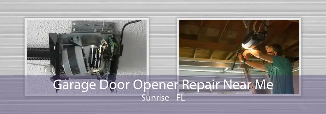 Garage Door Opener Repair Near Me Sunrise - FL