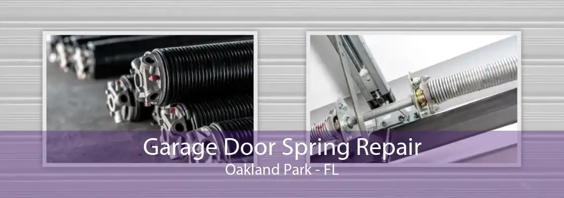 Garage Door Spring Repair Oakland Park - FL