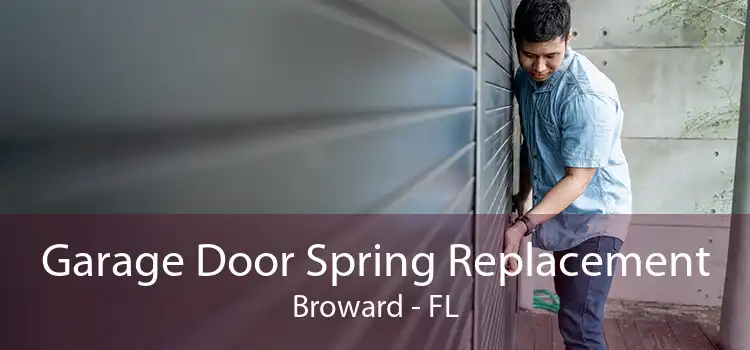 Garage Door Spring Replacement Broward - FL