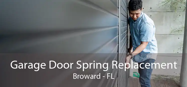 Garage Door Spring Replacement Broward - FL