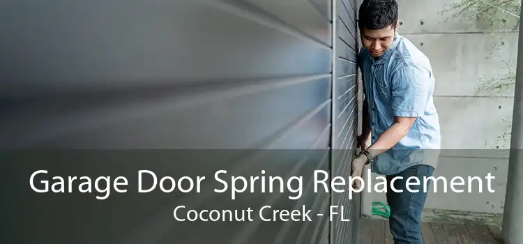 Garage Door Spring Replacement Coconut Creek - FL