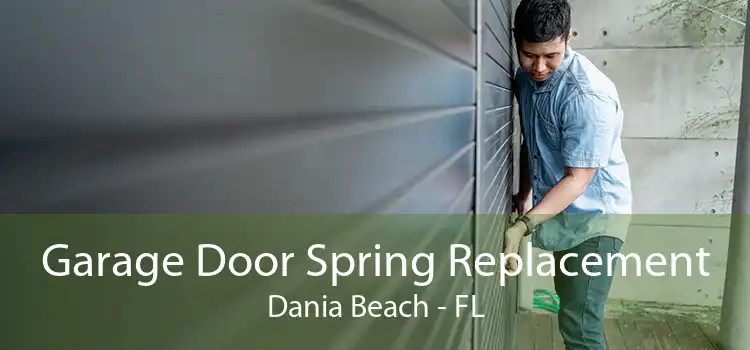 Garage Door Spring Replacement Dania Beach - FL