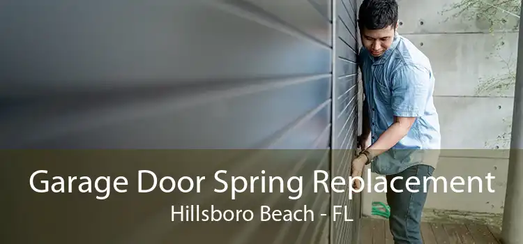 Garage Door Spring Replacement Hillsboro Beach - FL