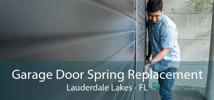 Garage Door Spring Replacement Lauderdale Lakes - FL