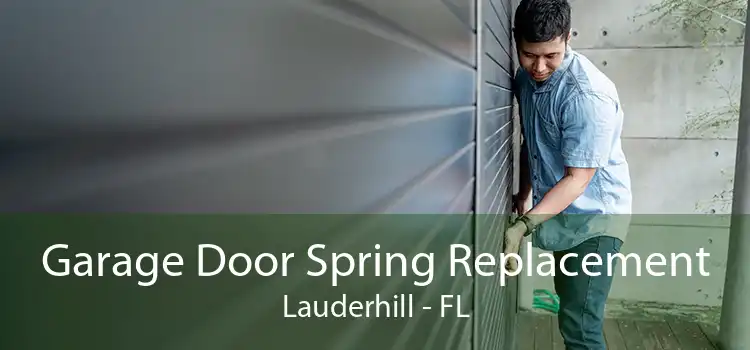 Garage Door Spring Replacement Lauderhill - FL