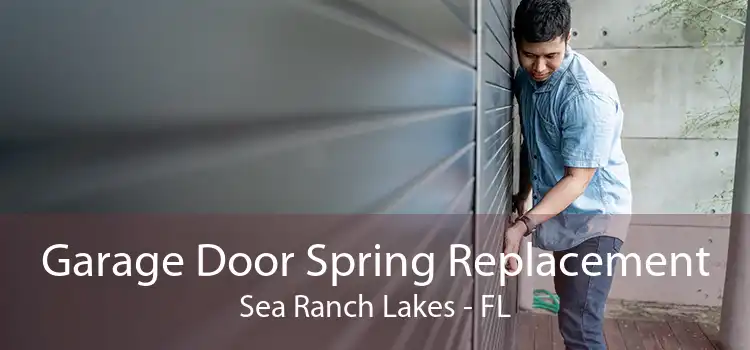 Garage Door Spring Replacement Sea Ranch Lakes - FL