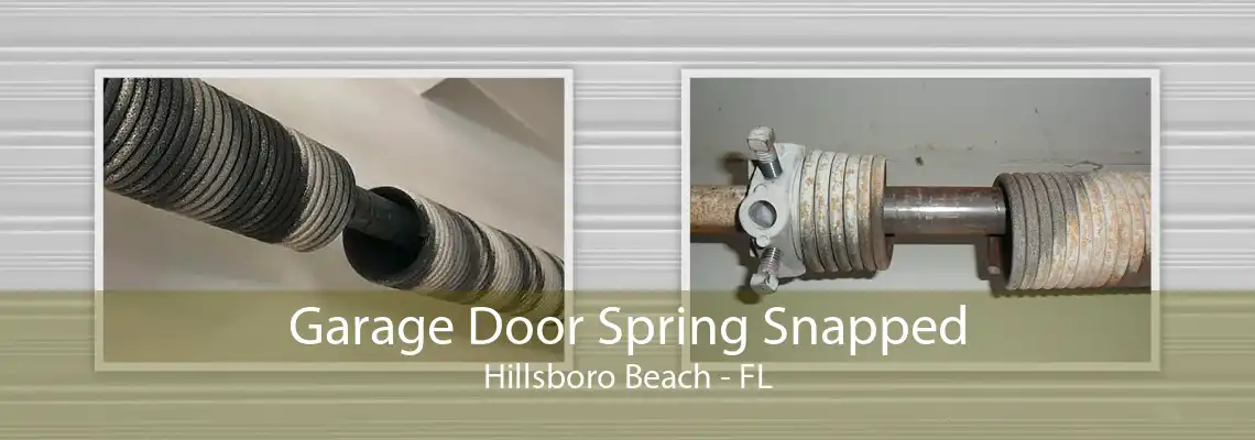 Garage Door Spring Snapped Hillsboro Beach - FL