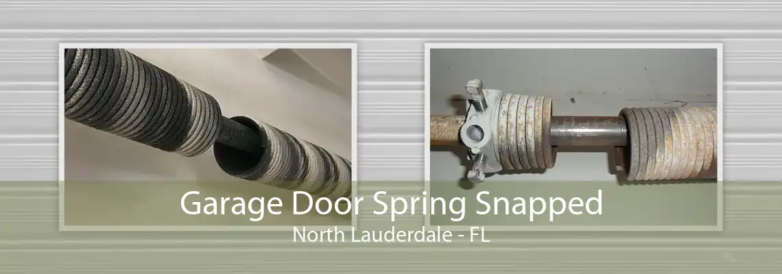 Garage Door Spring Snapped North Lauderdale - FL