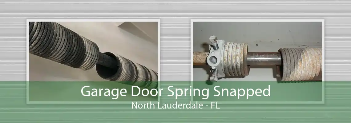 Garage Door Spring Snapped North Lauderdale - FL