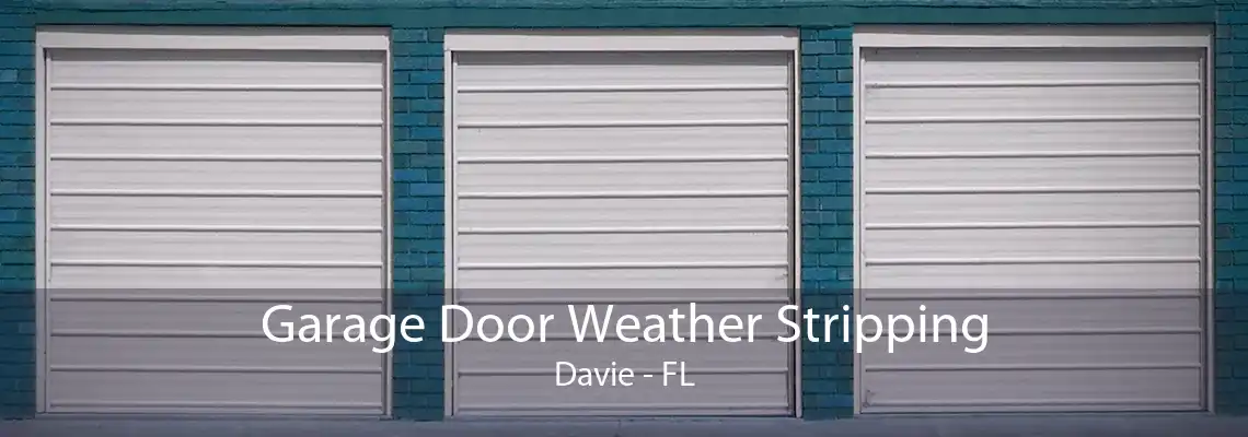 Garage Door Weather Stripping Davie - FL