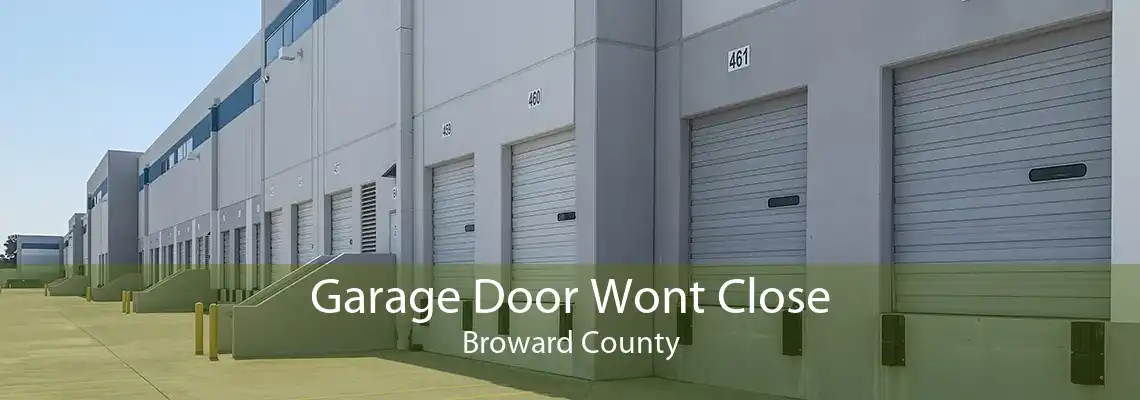 Garage Door Wont Close Broward County