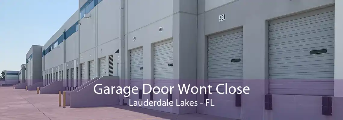 Garage Door Wont Close Lauderdale Lakes - FL