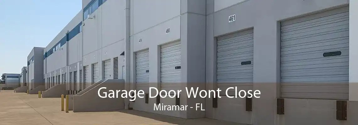 Garage Door Wont Close Miramar - FL