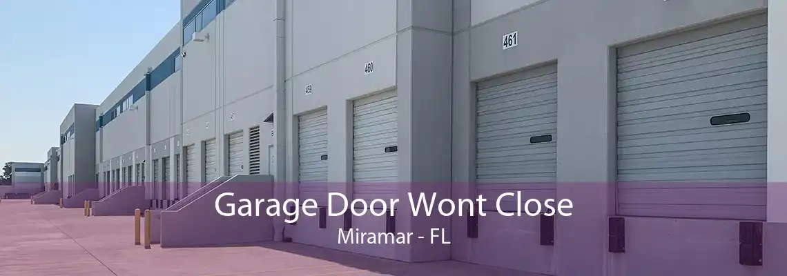 Garage Door Wont Close Miramar - FL