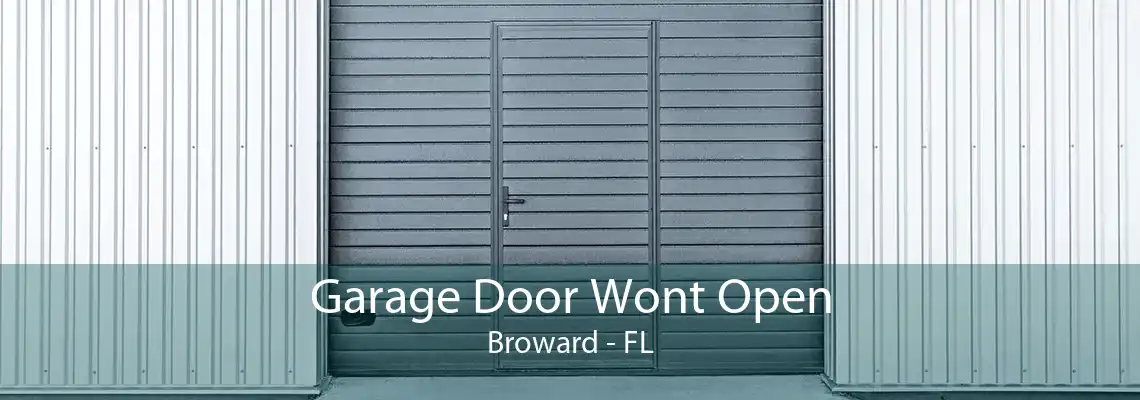 Garage Door Wont Open Broward - FL