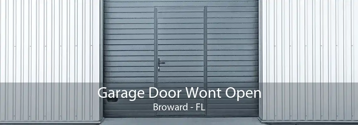 Garage Door Wont Open Broward - FL