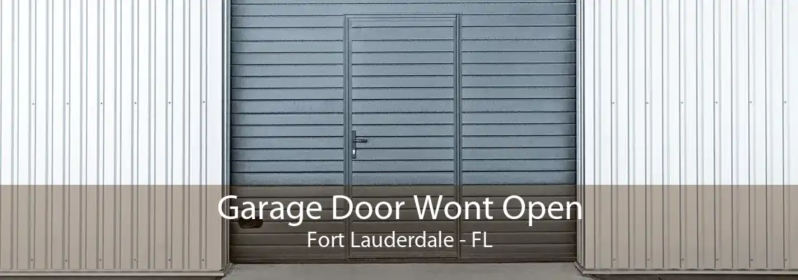 Garage Door Wont Open Fort Lauderdale - FL