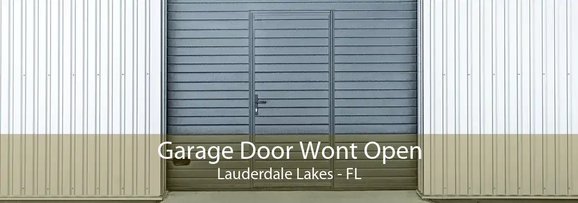 Garage Door Wont Open Lauderdale Lakes - FL