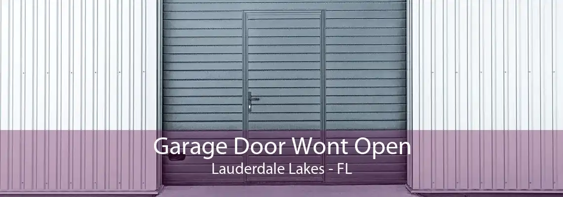 Garage Door Wont Open Lauderdale Lakes - FL