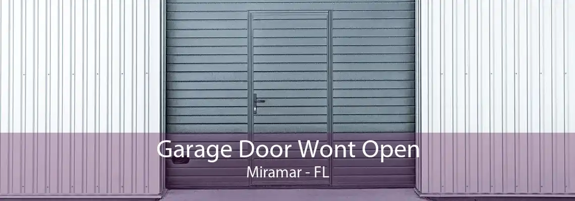 Garage Door Wont Open Miramar - FL
